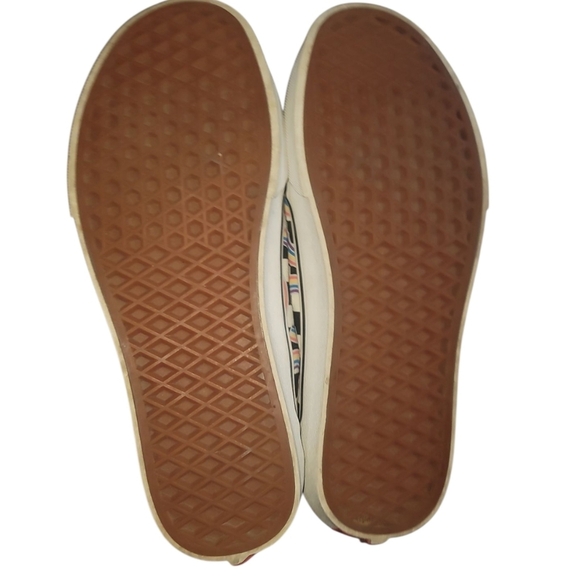 Vans Black White checkerboard ward Sneakers rainbows pride w 9.5 m 7.5 unisex - Picture 4 of 5